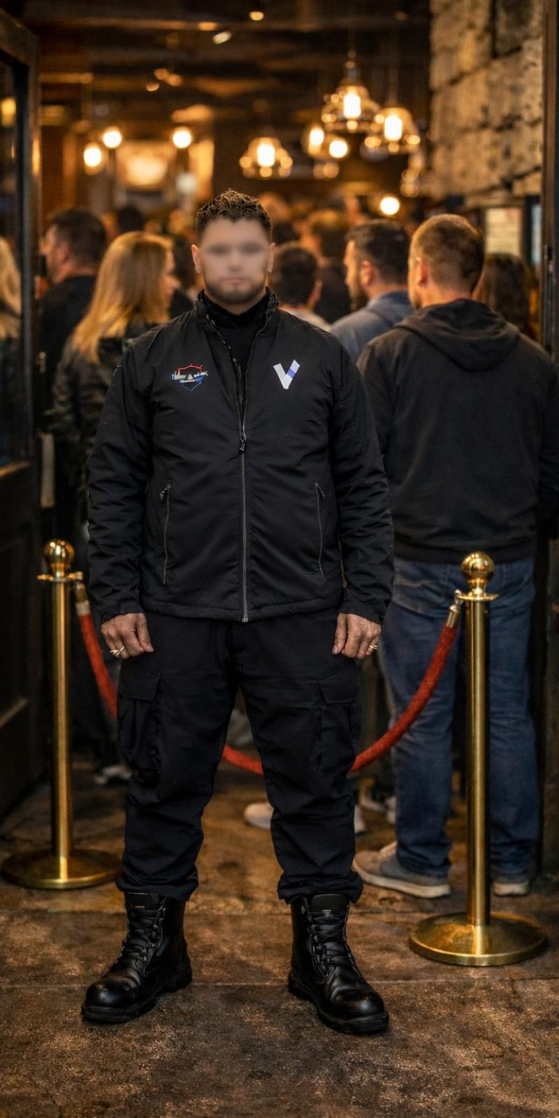 Horecabeveiliger van Dutch Allround Security bij de ingang